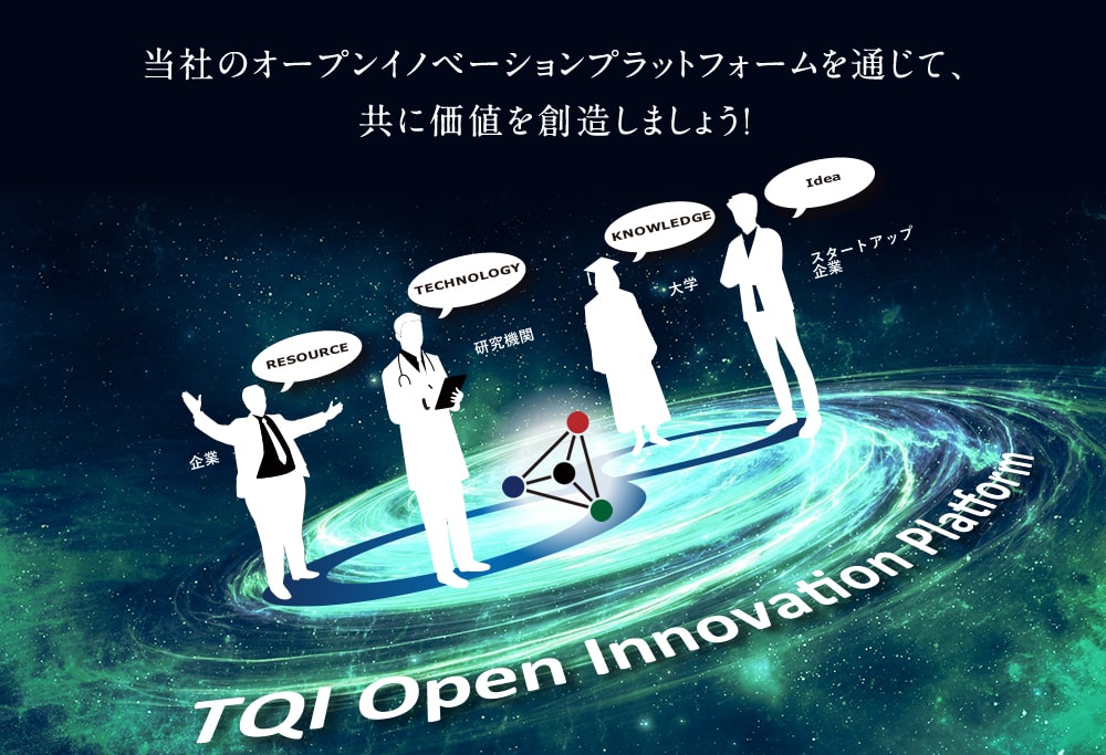 当社のオープンイノベーションプラットフォームを通じて、共に価値を創造しましょう！